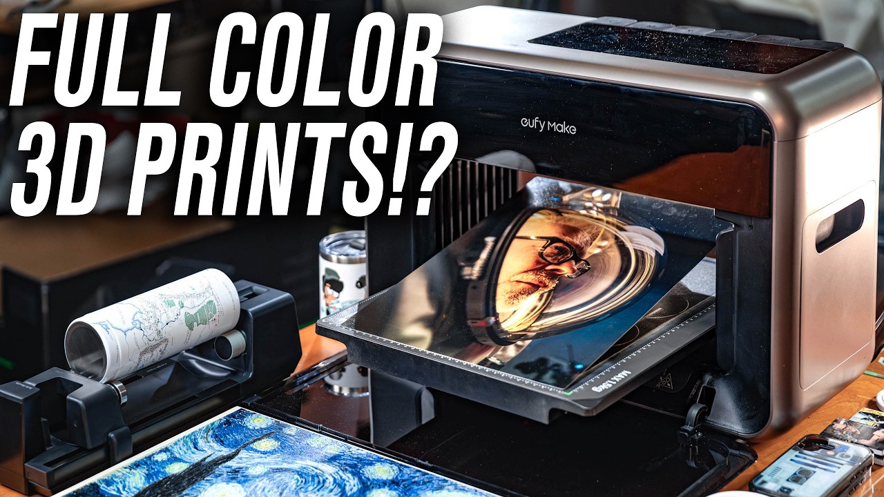 Adam Savage's First Look at a UV 3D Printer! (EufyMake E1)