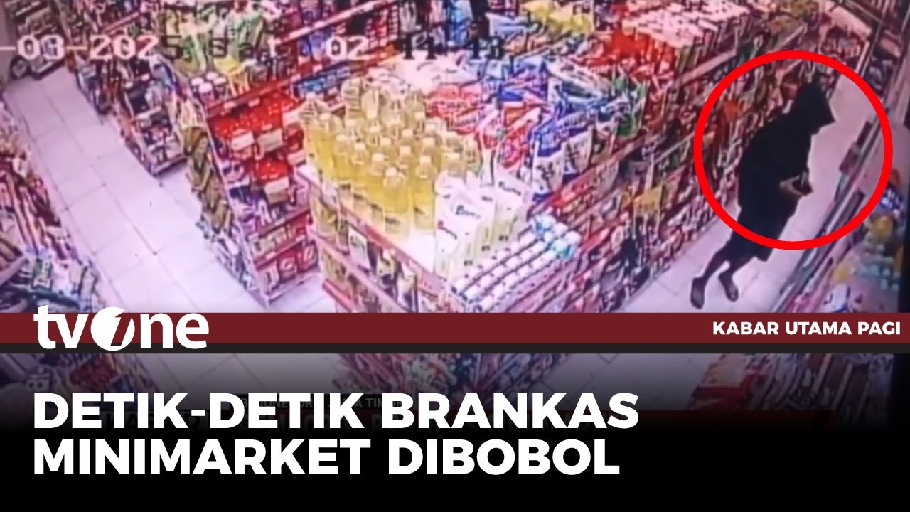 Pelaku Pembobol Brankas Minimarket di Bojonegoro Ditangkap | Kabar Utama Pagi tvOne