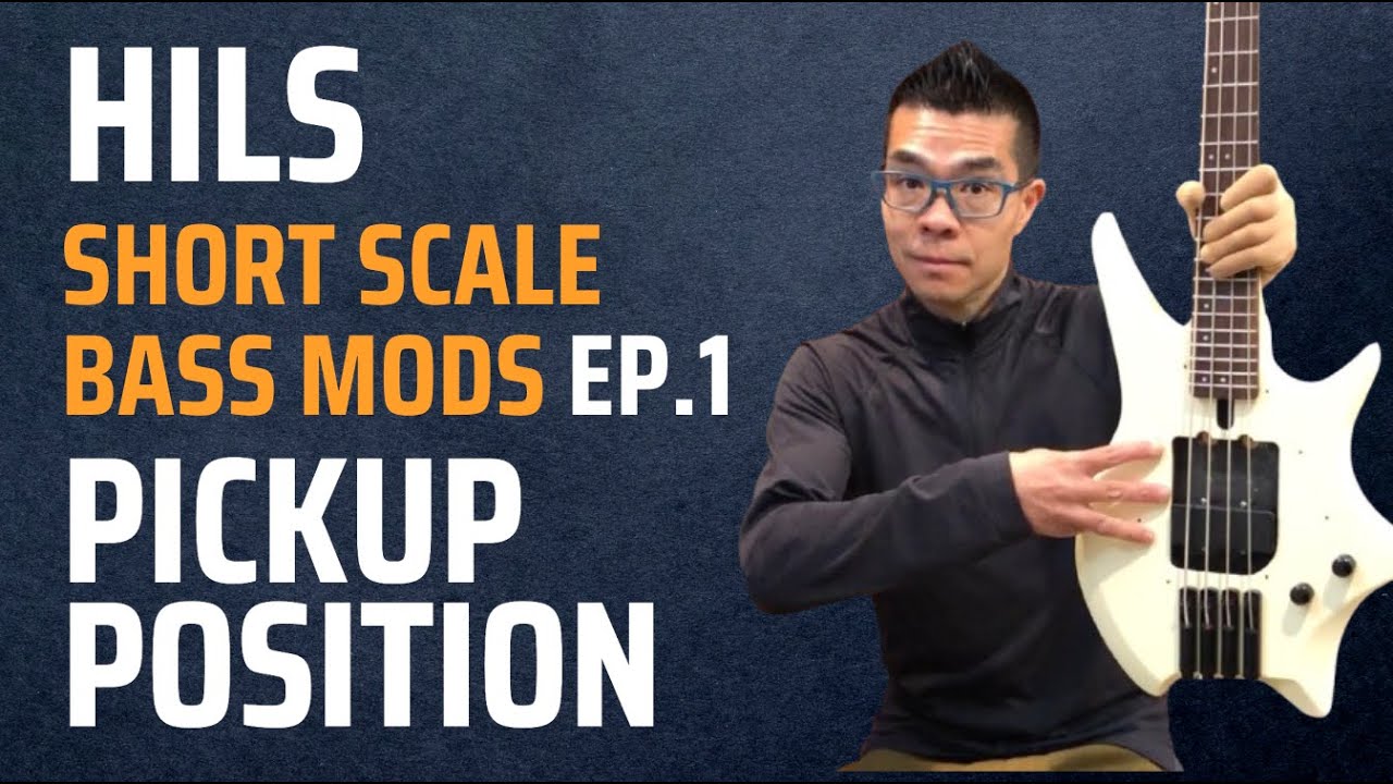 Hils Short Scale Bass Mods Ep1: Pickup Placement in D standard tuning
