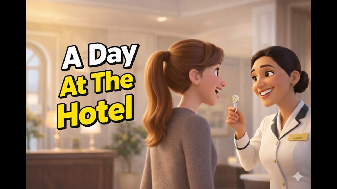 A Day at the Hotel | Easy English Listening Practice (A2)