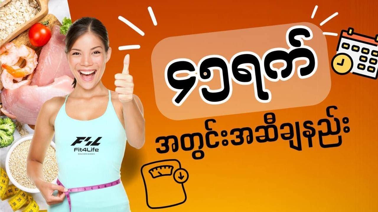 ၄၅ ရက် အတွင်း အဆီကျစေမည့်  နည်းလမ်း (၄) မျိုး