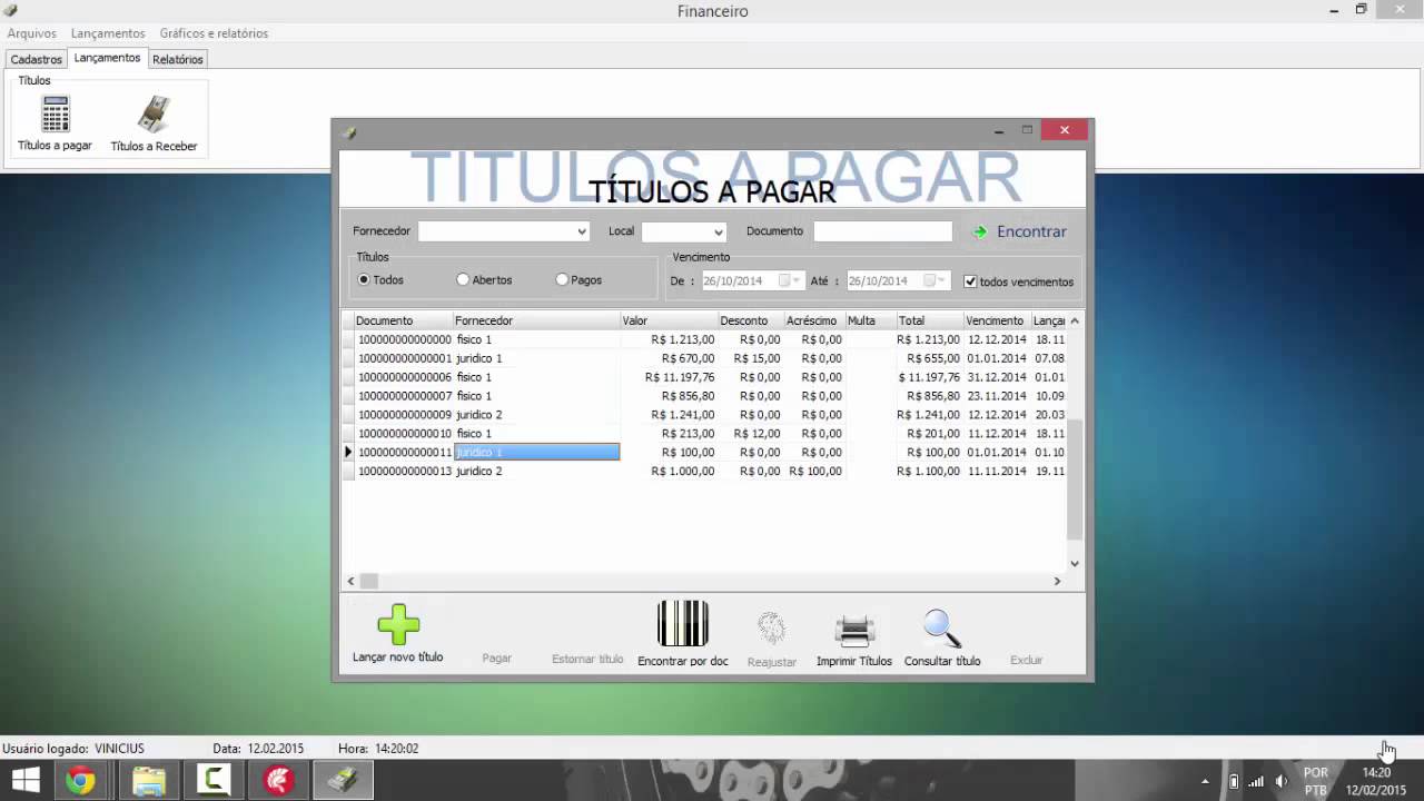 C&oacute;digo Fontes Em Delphi Xe7 do Sistema Financeiro + Firebird 2.5