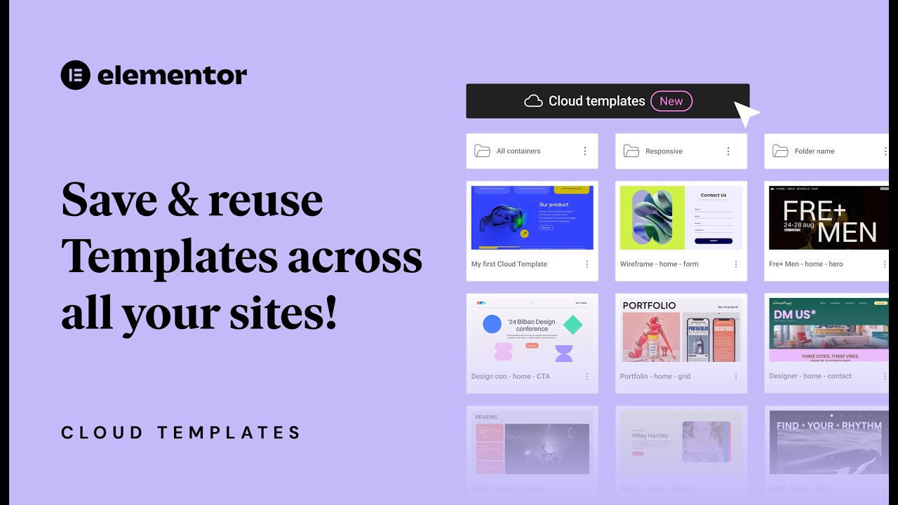 Stop rebuilding the same sections over and over! Introducing Cloud Templates 🚀