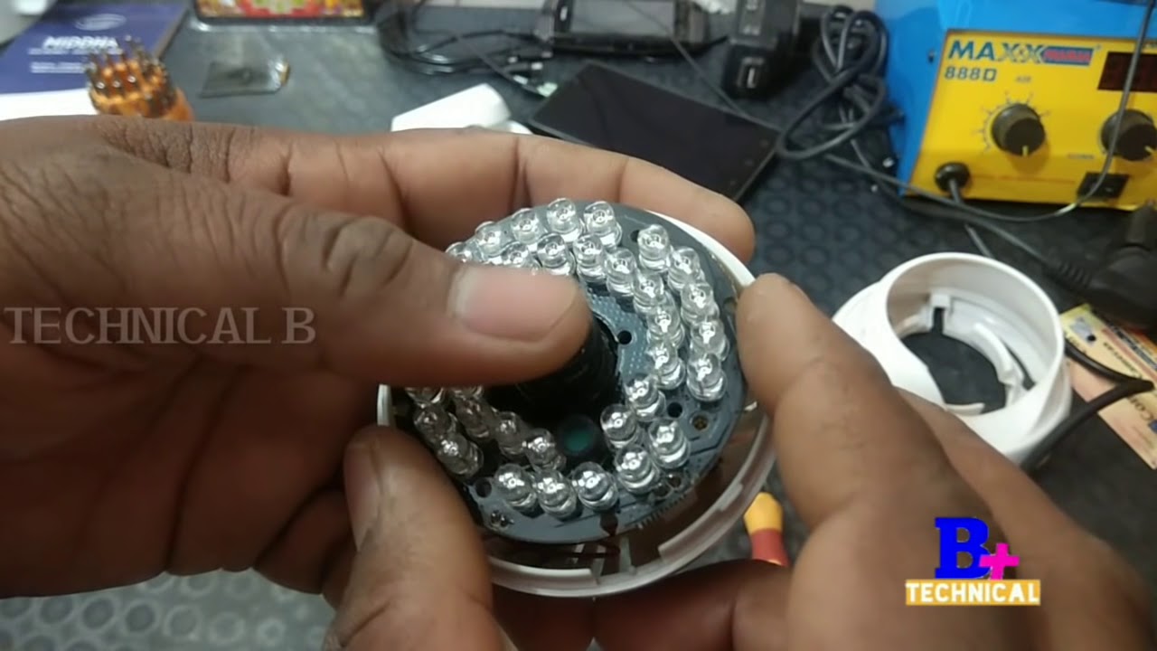 Night vision cctv Camera को Repair करे ₹50 रुपए में