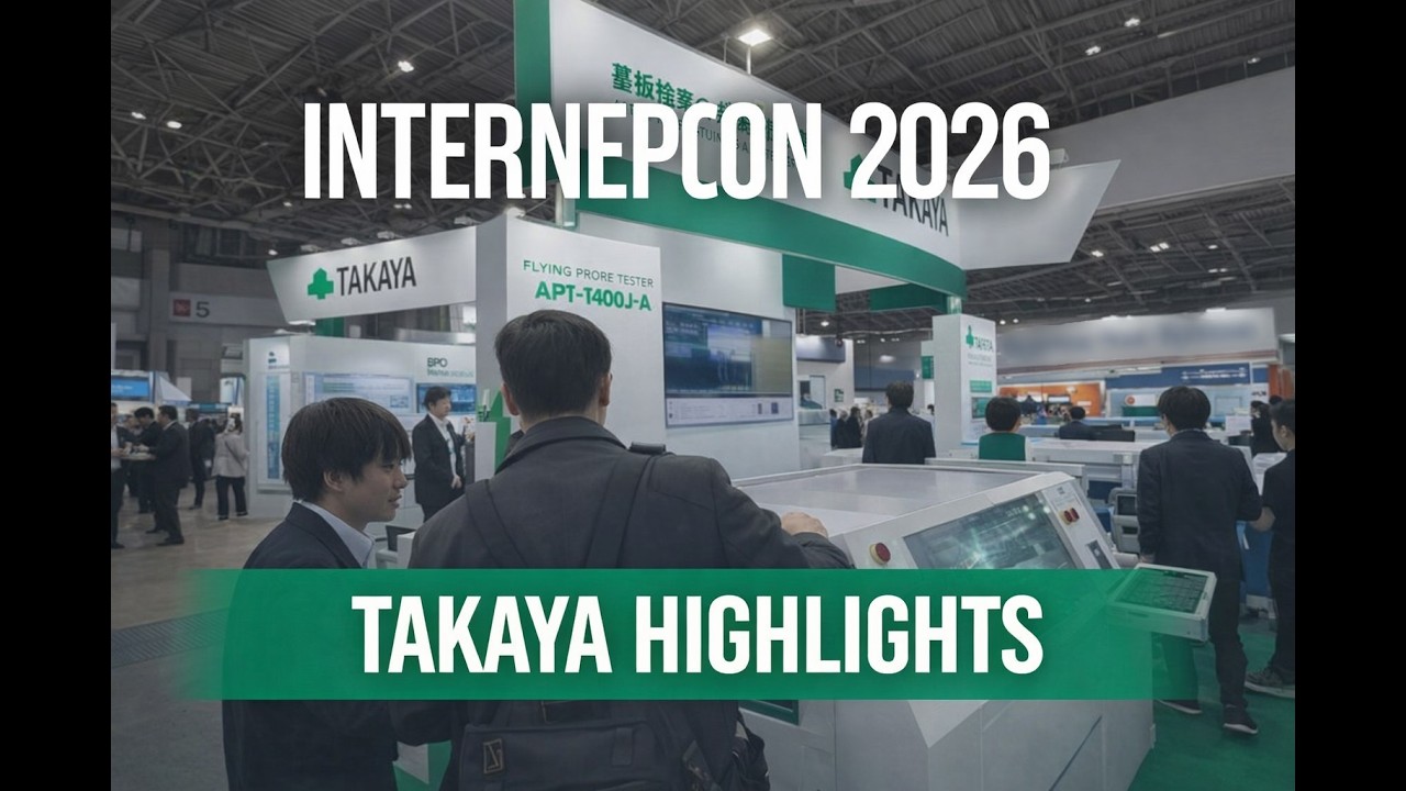 TAKAYA at NEPCON JAPAN 2026 | Introducing Our Latest Flying Probe Testers and Automation Solutions