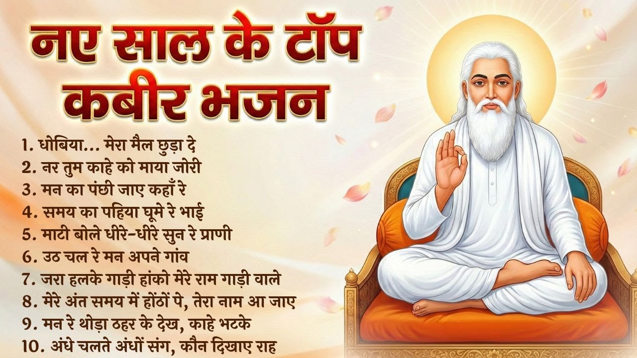 नए साल के टॉप 10 कबीर भजन || Kabir Bhajan || Nirgun Bhajan || Kabir Bhajan By Santvani Rasdhara