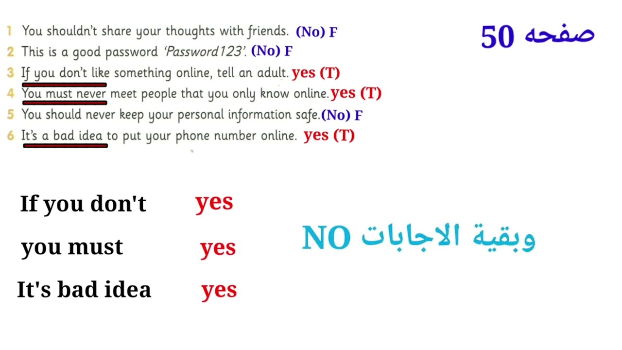 انكليزي سادس ابتدائي جميع قطع الكتاب الملون مع طريقه بسيطه للاجابه على جميع الاسئله الوزاريه