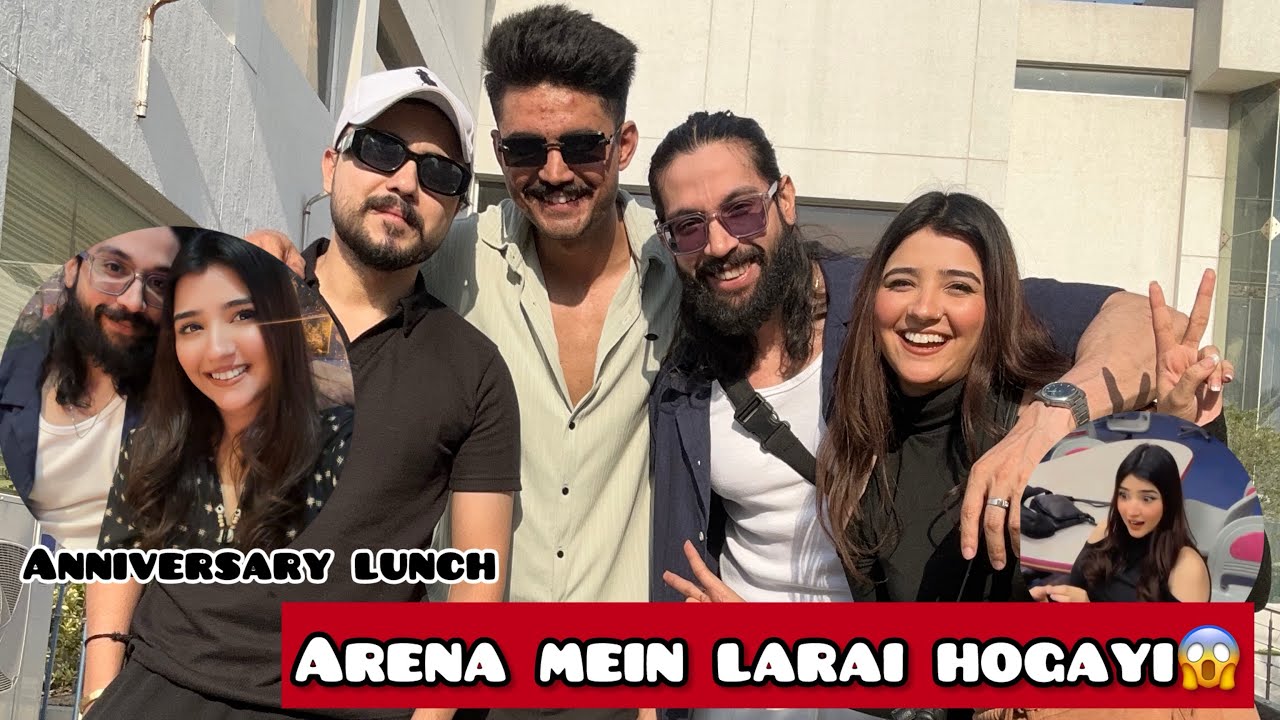 Arena mein larai hogai | faizi ko peet diyaa😢| 2nd Anniversary pe kya surprise diya hamza ne🥰