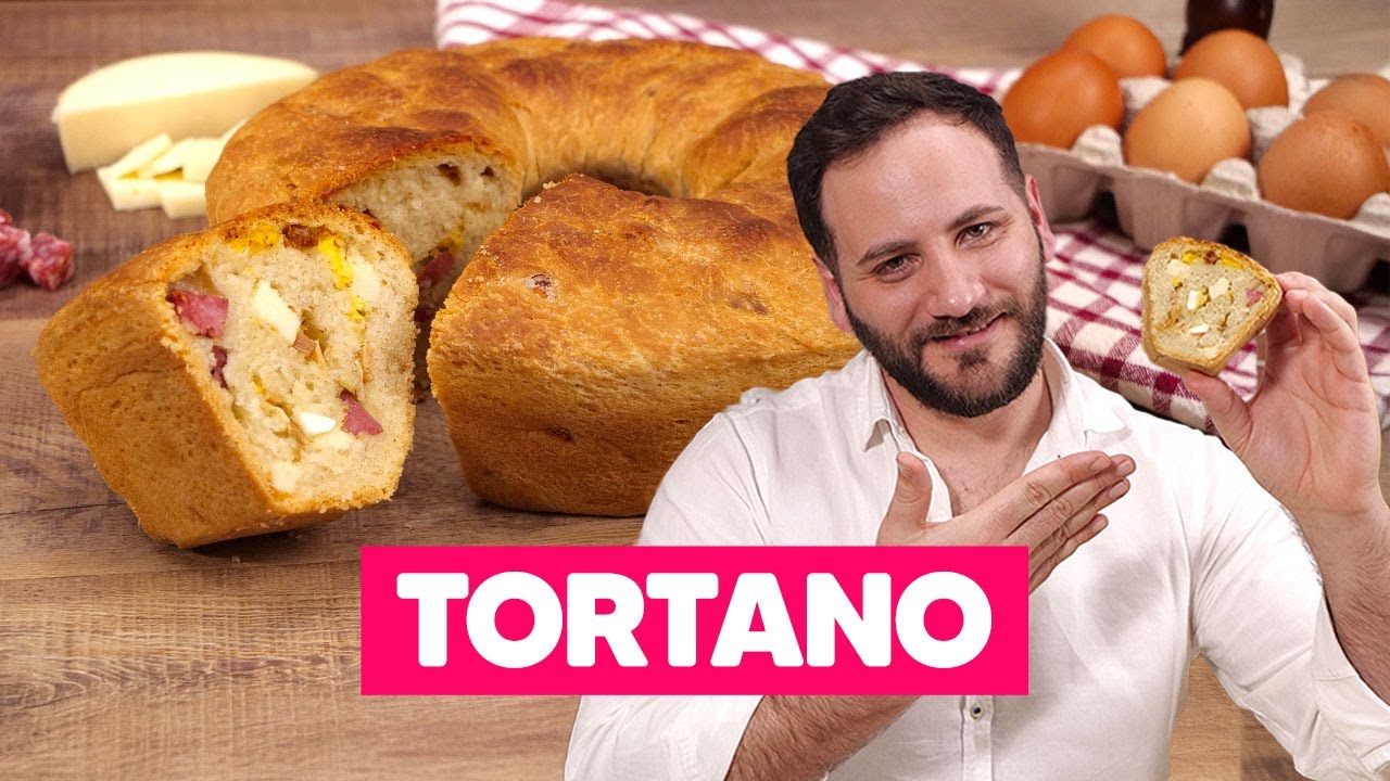 TORTANO: la ricetta TRADIZIONALE NAPOLETANA per PASQUA 💛 🌿​
