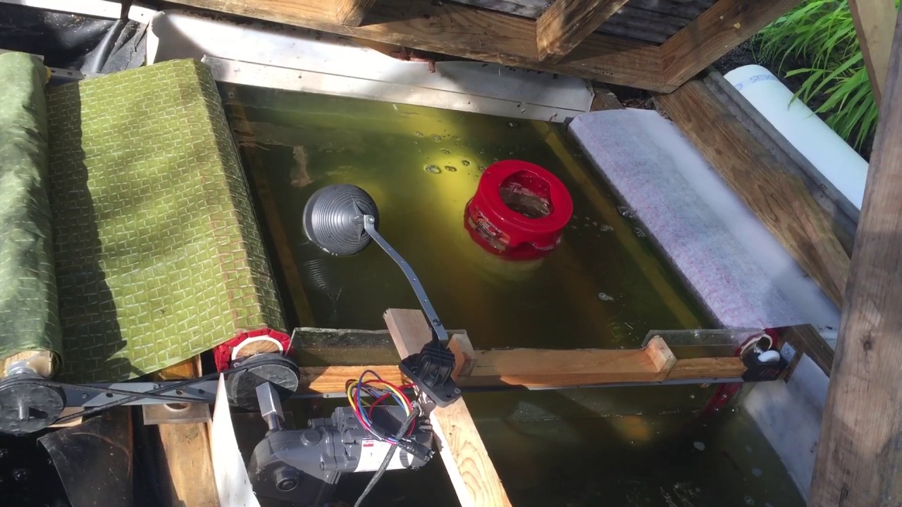 koi vliesfilter eigenbau, DIY paper roll filter 7000 gallons/h