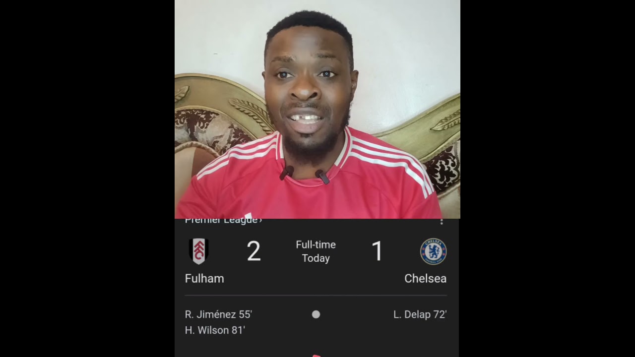 Fulham draw level on points with Chelsea on the premier league table Fulham