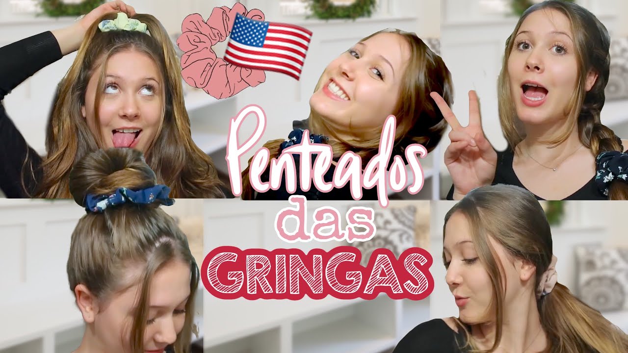 PENTEADOS COM SCRUNCHIES PARA ENTRAR NA MODINHA DOS EUA 🇺🇸 😂