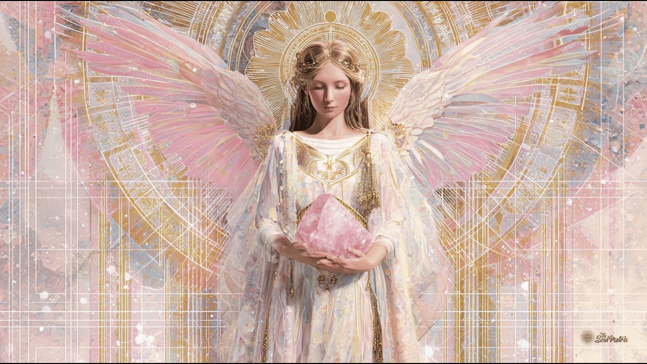 Rose Quartz Crystalline Angelic Light Transmission