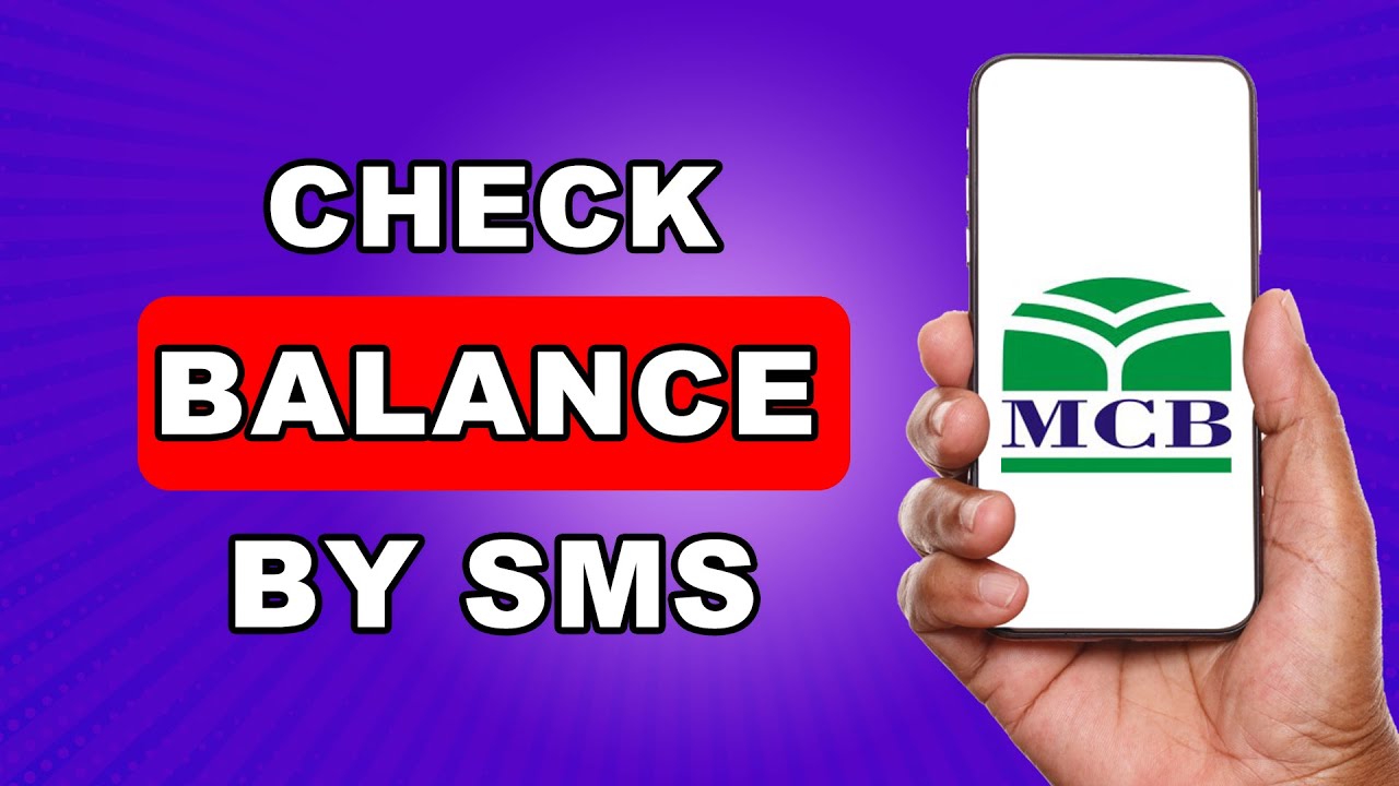 How To Check Mcb Account Balance By Sms | How To Check Mcb Account Balance On Mobile