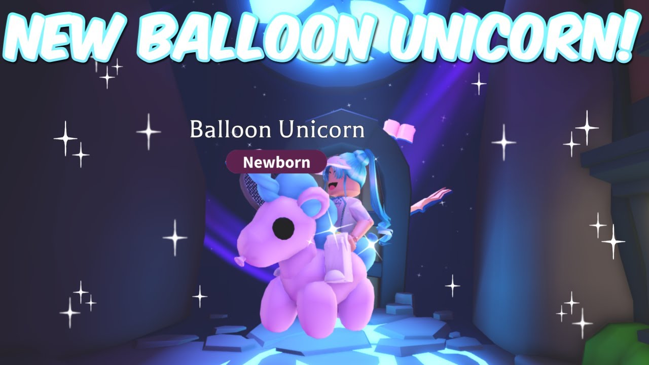 HOW TO GET NEW BALLOON UNICORN & Best Way To Farm Tickets for Balloon Pop Minigame in Adopt Me! 🎈