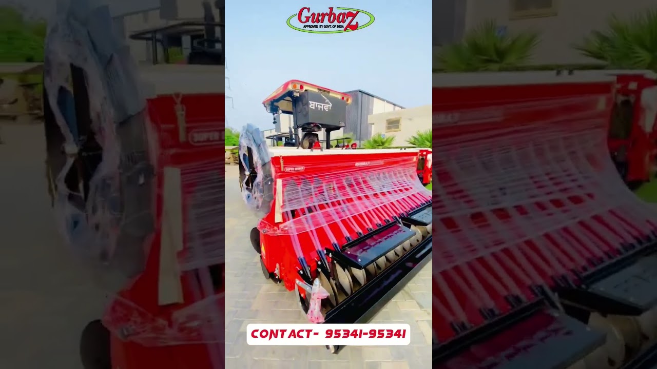 Gurbaz Super Seeder  (Making Agriculture More Profitable ) Gurbaz Farm Machinery pvt.Ltd. Patiala,