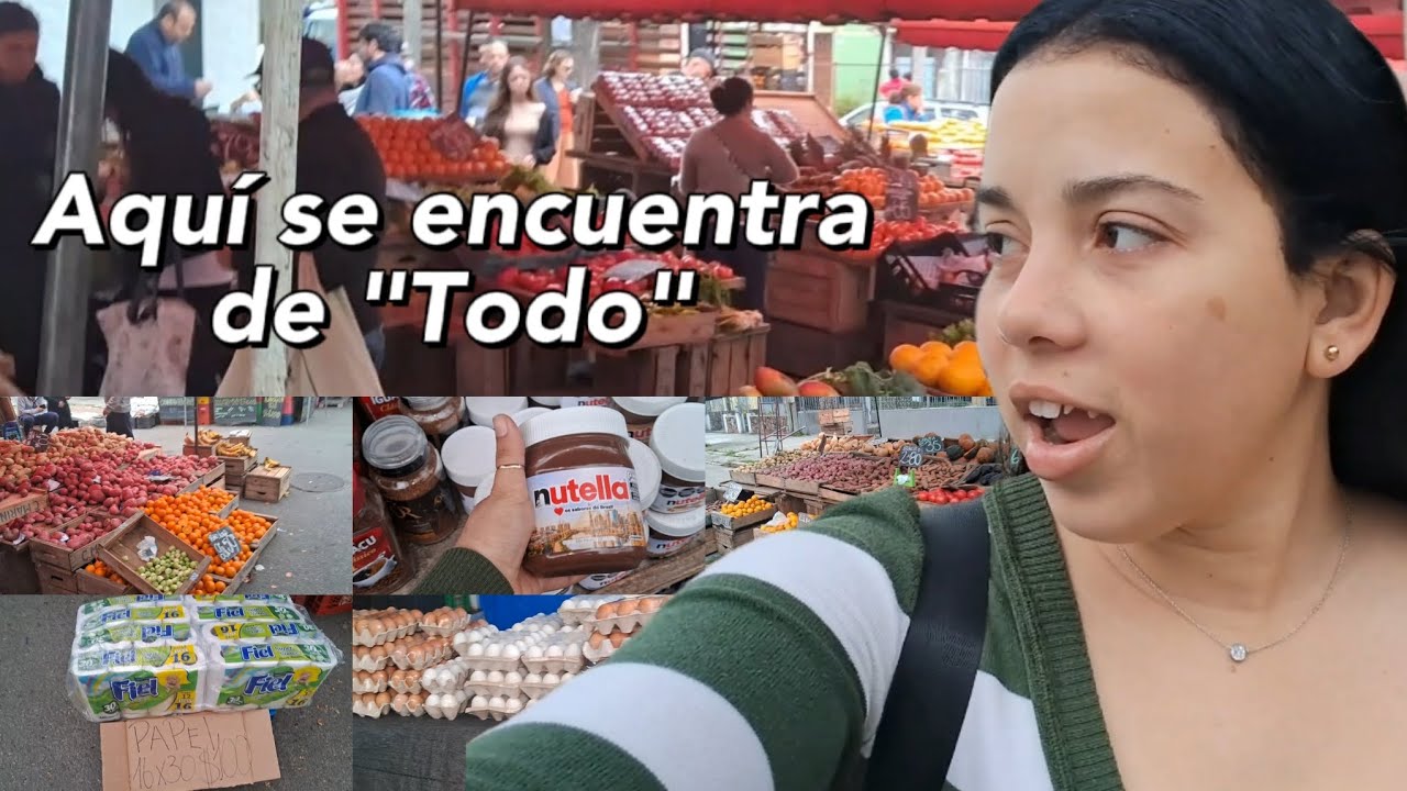 Visitando una feria en Uruguay 😱/ Les muestro Todo lo que hay // Cubana en uruguay 🇨🇺 🇺🇾