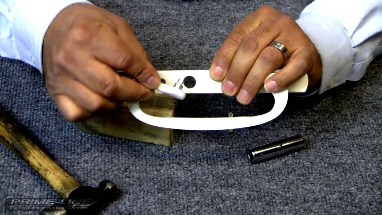 Installing a Prime-Line E-2703 Thumb Turn on Sliding Glass Door Handle