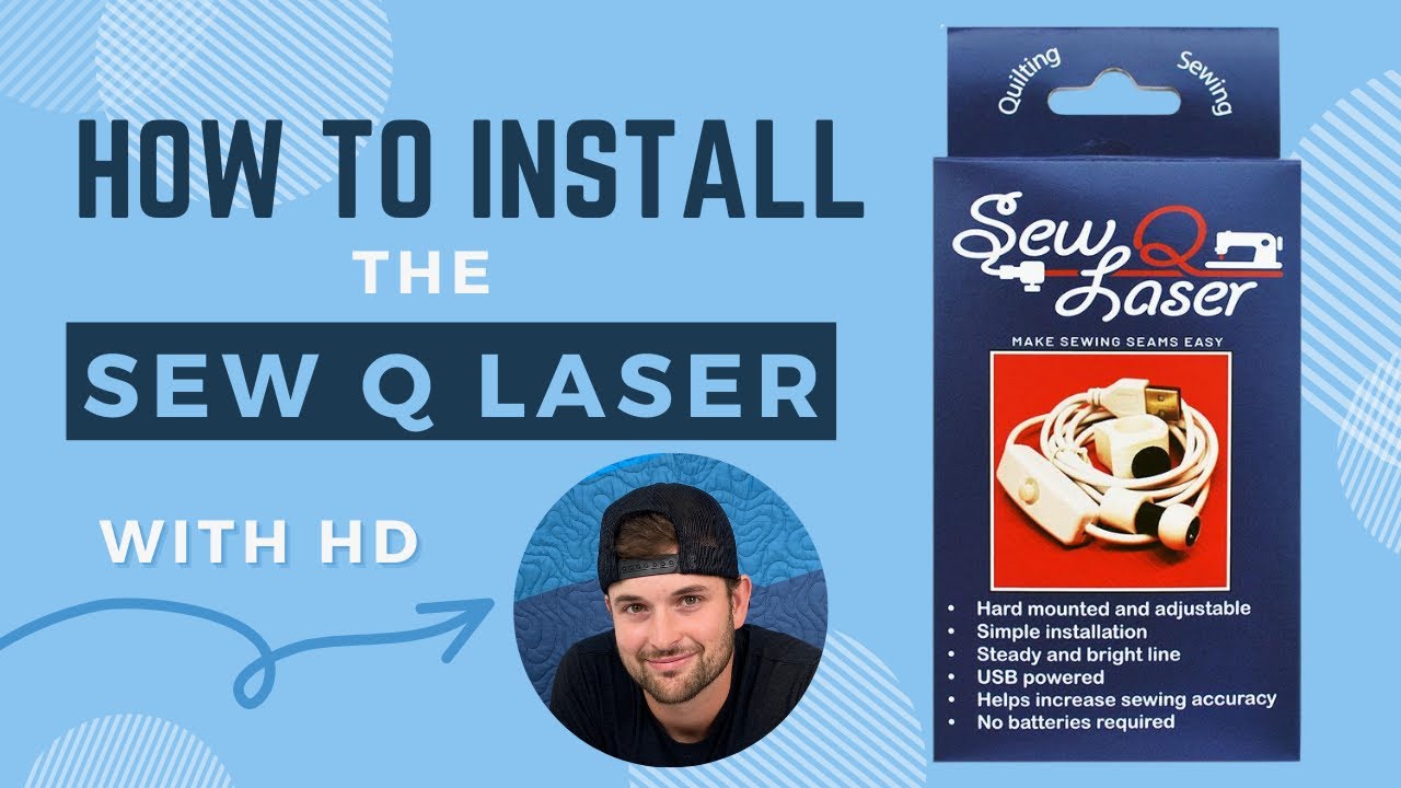 How To Install the [ SEW Q LASER ] on Juki TL and Computerized Machines