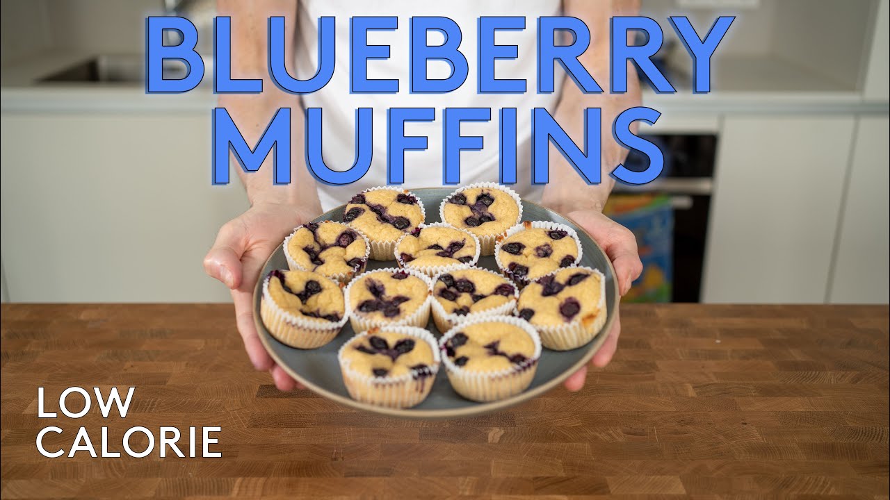Blueberry Muffins that are HEALTHY and delicious | Low calorie High Protein Dessert Recipe