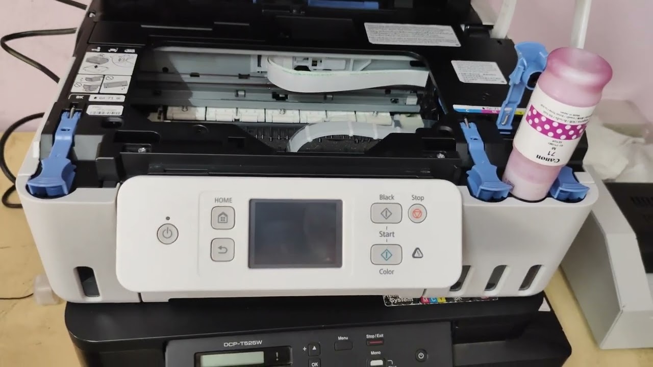 Canon g4780 ink filling wifi configuration 