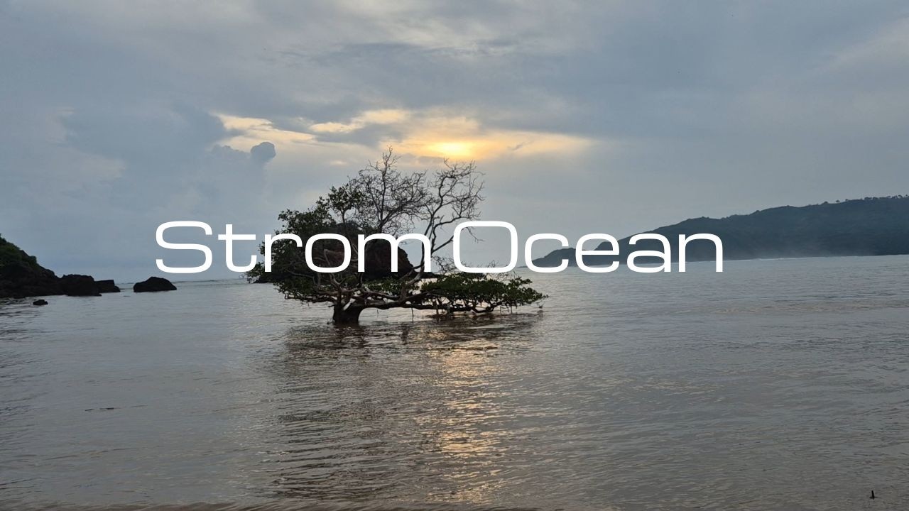 Ambient Deep Work Music with Storm Ocean Waves 🌊 Intense Productivity Music for Deep Concentration