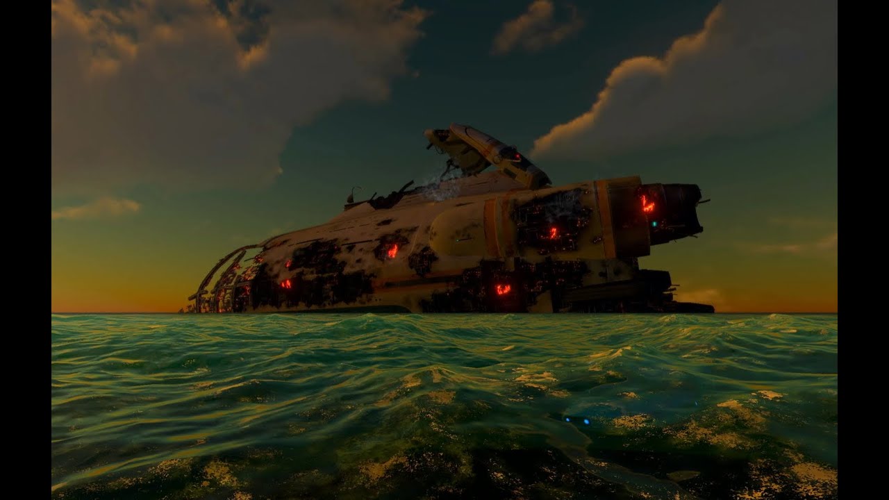 WE CRASHED ON AN OCEAN PLANET AND OUR SHIP BLEW UP!!! | Subnautica part 1