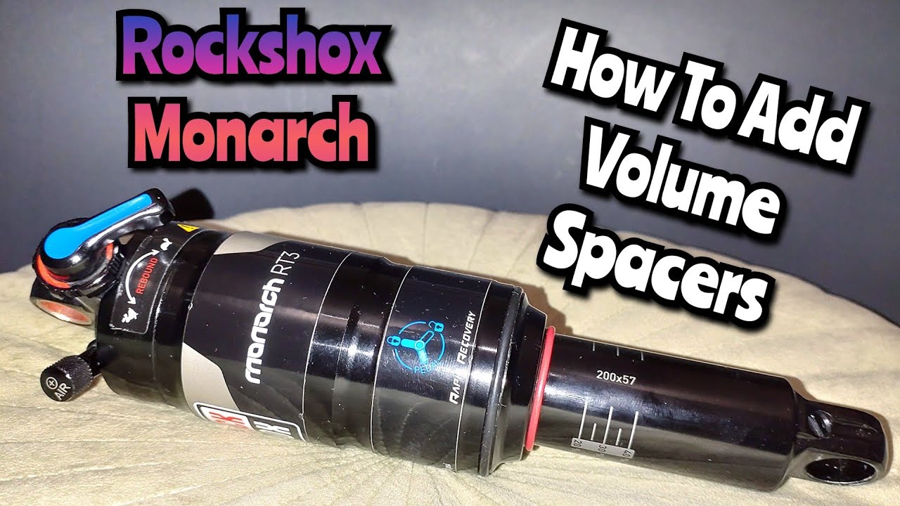 How To add bottomless tokens // Rockshox Monarch // Volume Reducer Spacers 