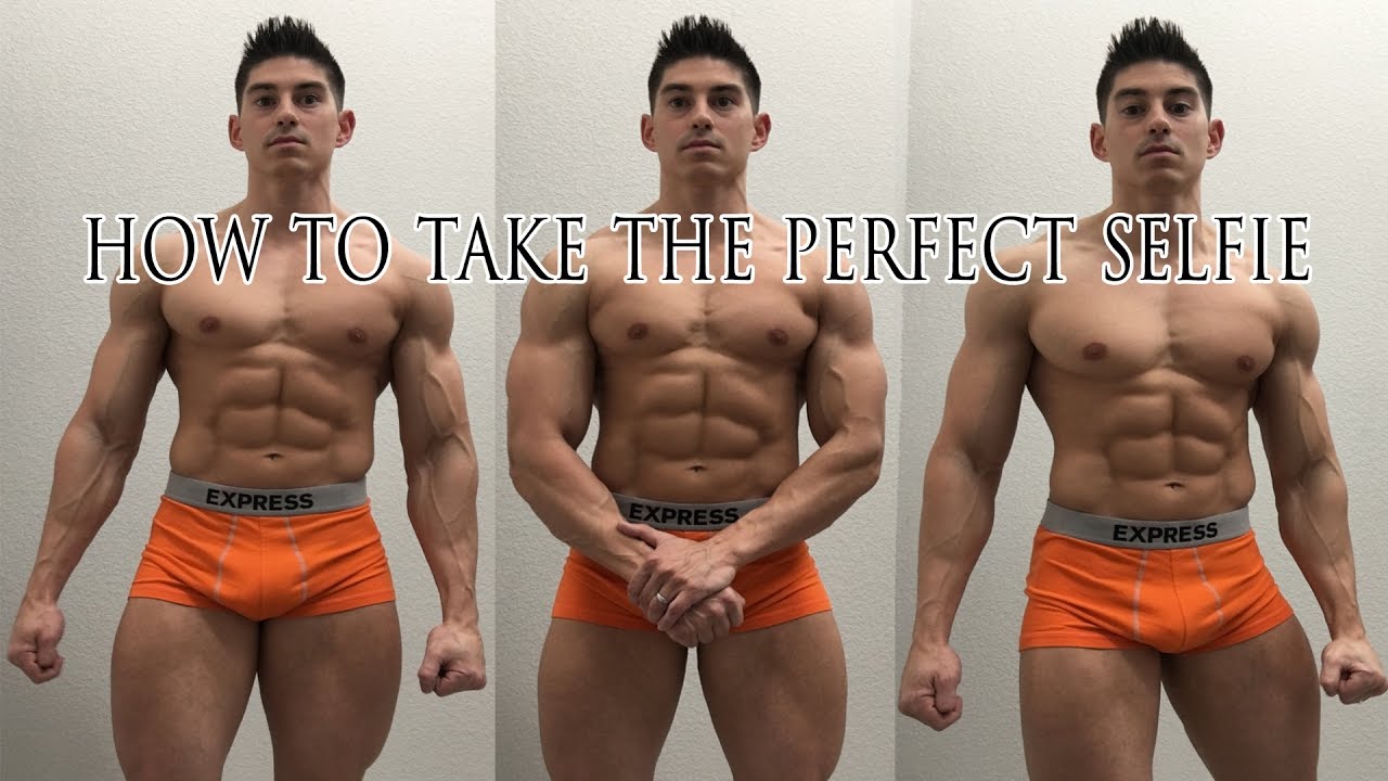 Tutorial: How to take the perfect selfie / progress pic Instagram bodybuilding fitness GOAT case