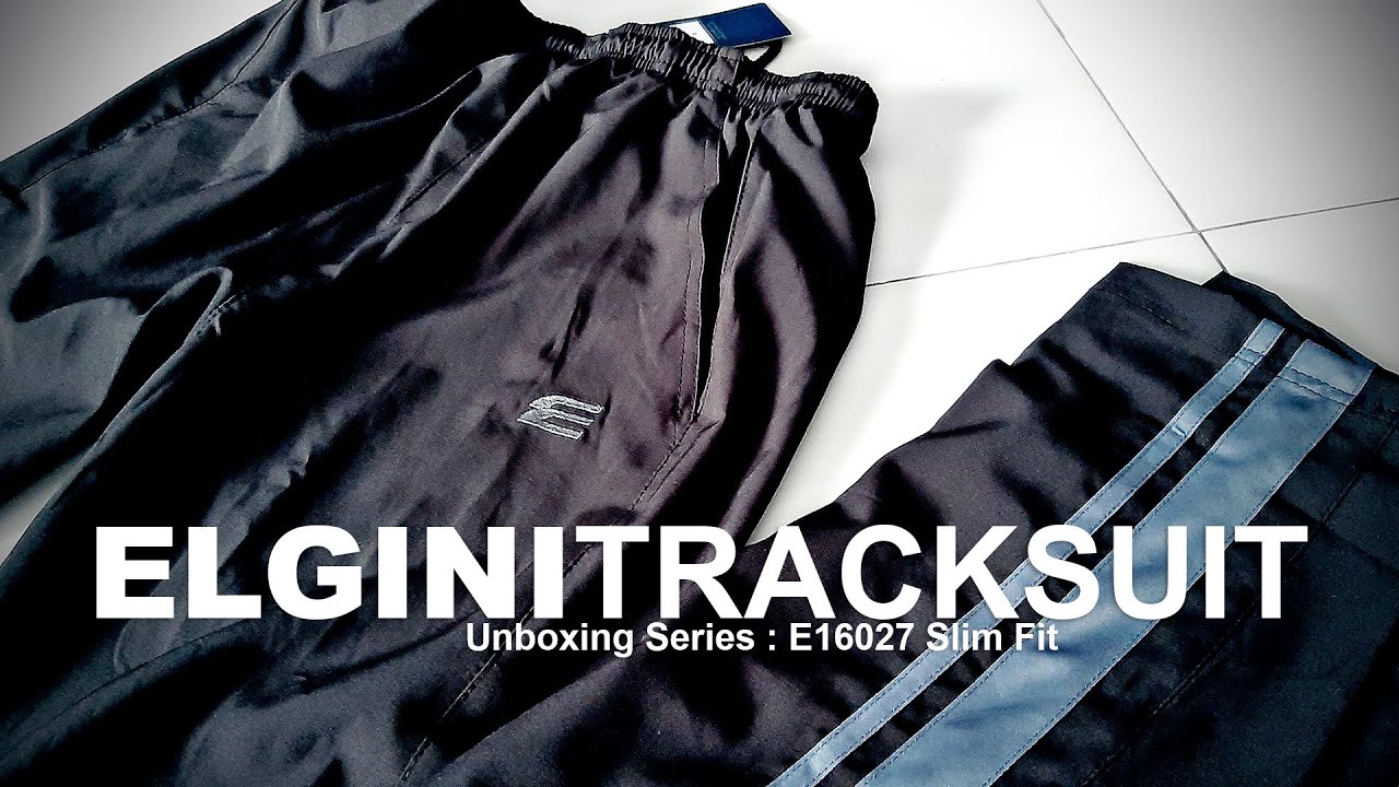 Unboxing Series : ELGINI E16027 Tracksuit Slim Fit Training Pant