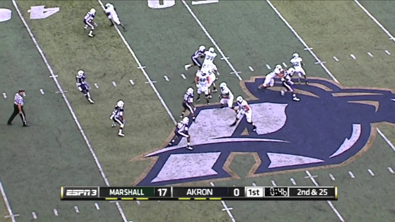 Marshall Highlights vs Akron Football 2014