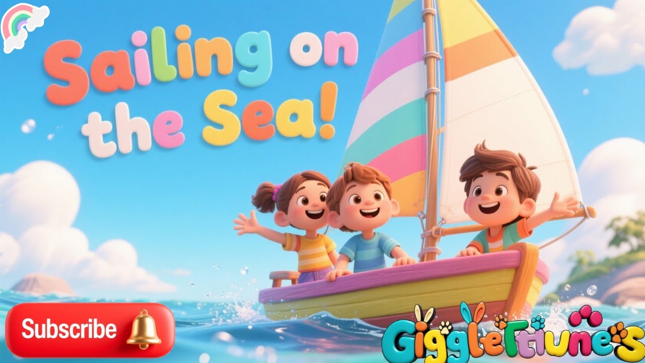 Sailing on the Sea ⛵🐬🌊 | @GiggleTunes Nursery Rhymes & Kids Songs