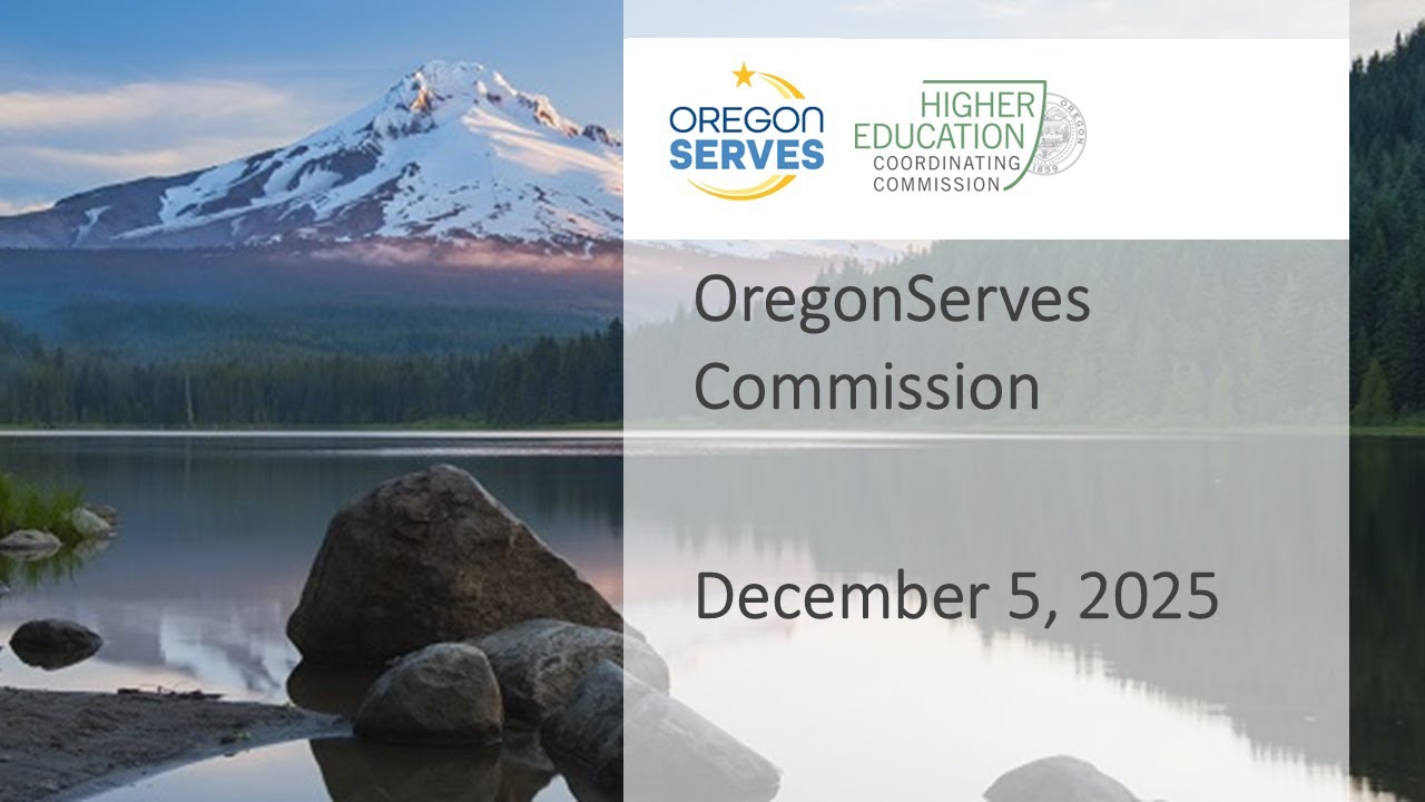 OregonServes Commission Meeting | December 5, 2025
