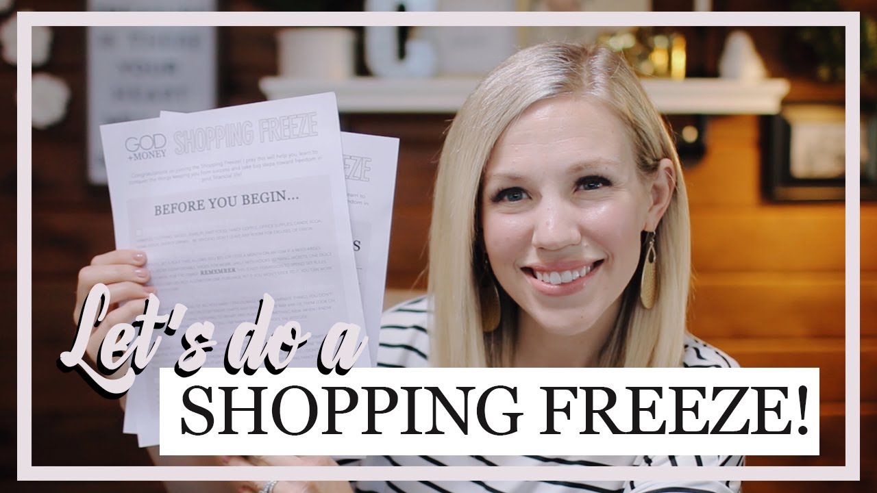 Let's Do A Shopping Freeze! Tips + Tools for Getting Started