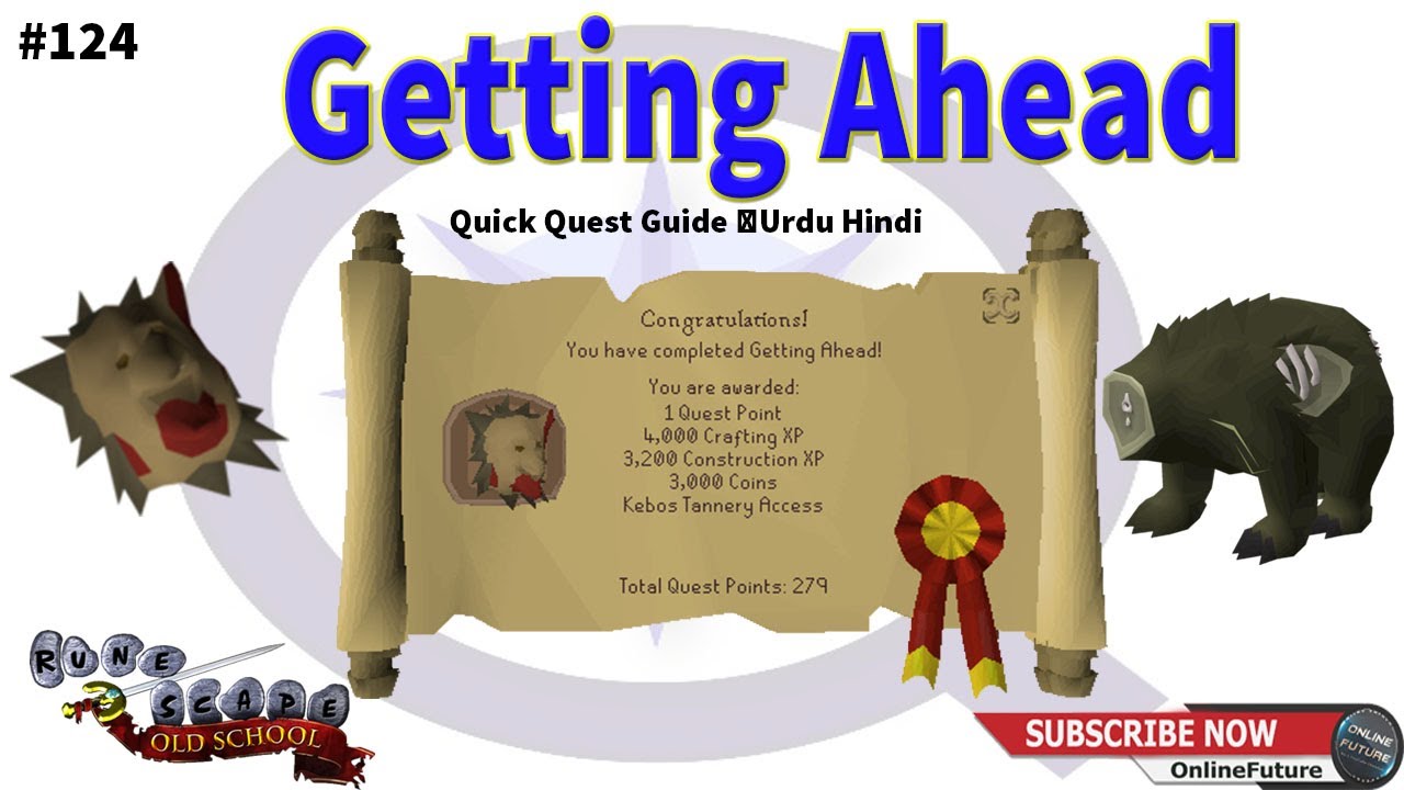 OSRS│How To Complete Getting Ahead Quest 2021│Urdu & Hindi