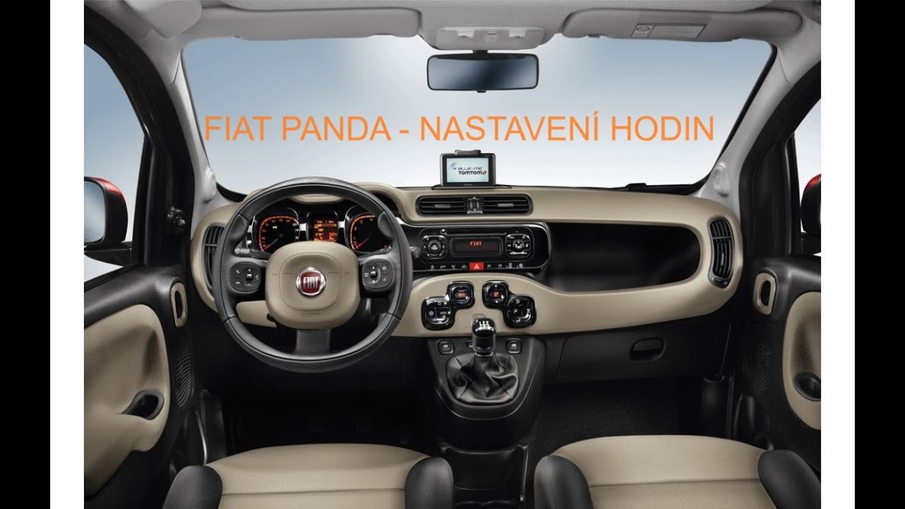 Fiat Panda - nastavení hodin