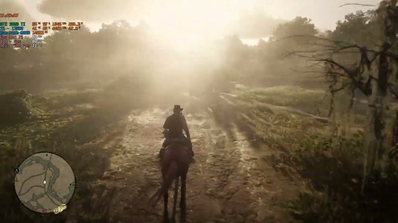 i5 - 13500 + RTX 3060 TI in Red Dead Redemption 2 1080p Resolution