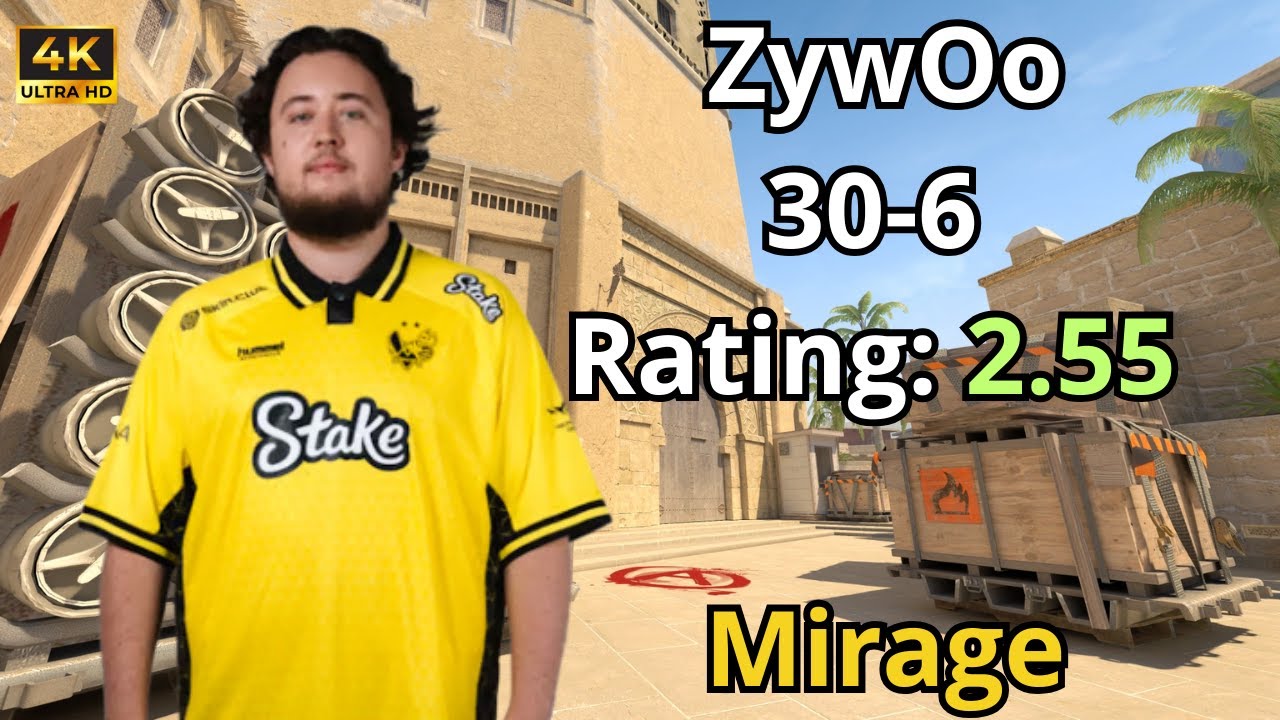 CS2 POV ZywOo (30-6) Vitality vs G2 (Mirage) | BLAST Open London 2025 Finals