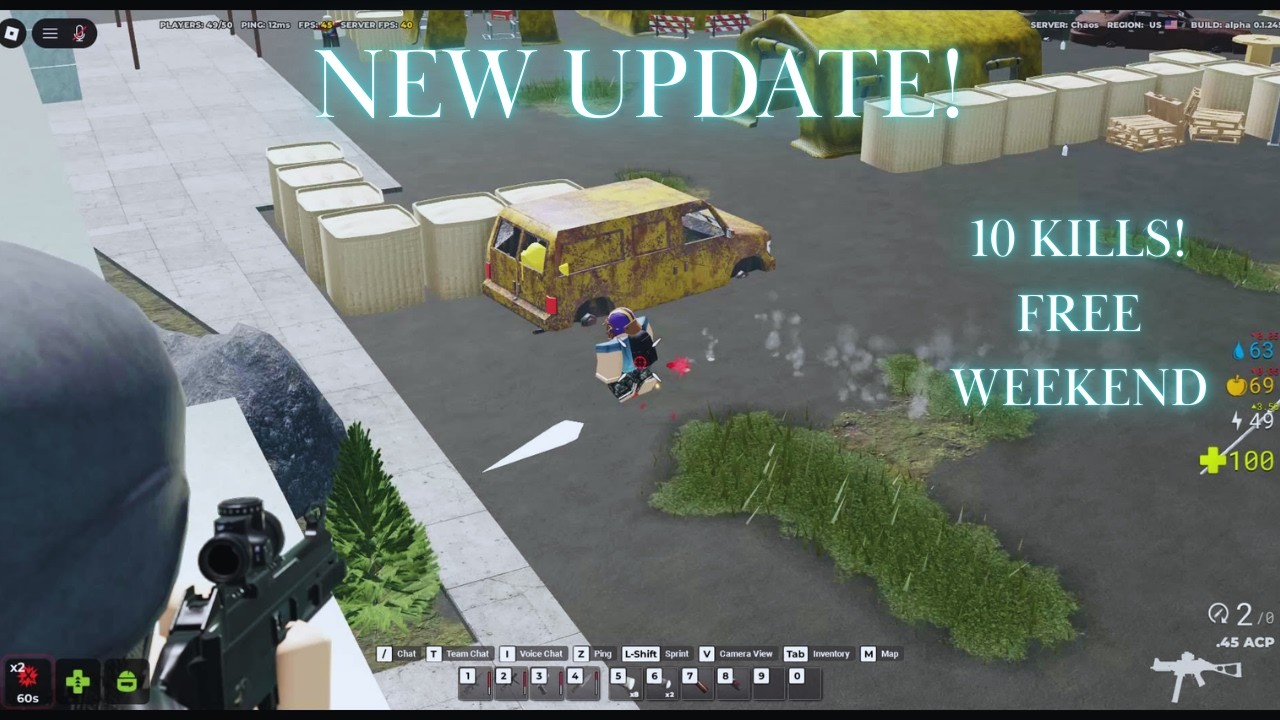 GETTING A 10 KILLSTREAK IN ROBLOX AFTERMATH...FREE WEEKEND