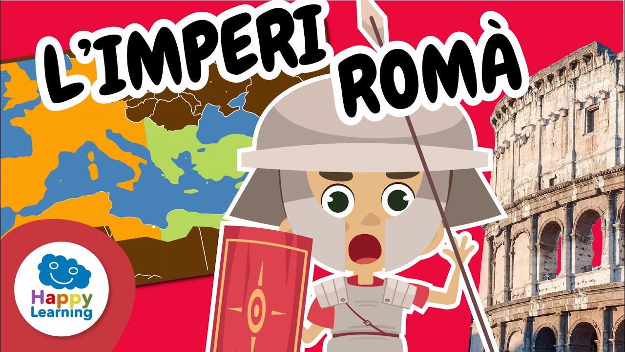 L'IMPERI ROMÀ 🏛️: Curiositats i Història per a Nens | Aprèn amb @HappyLearningCAT