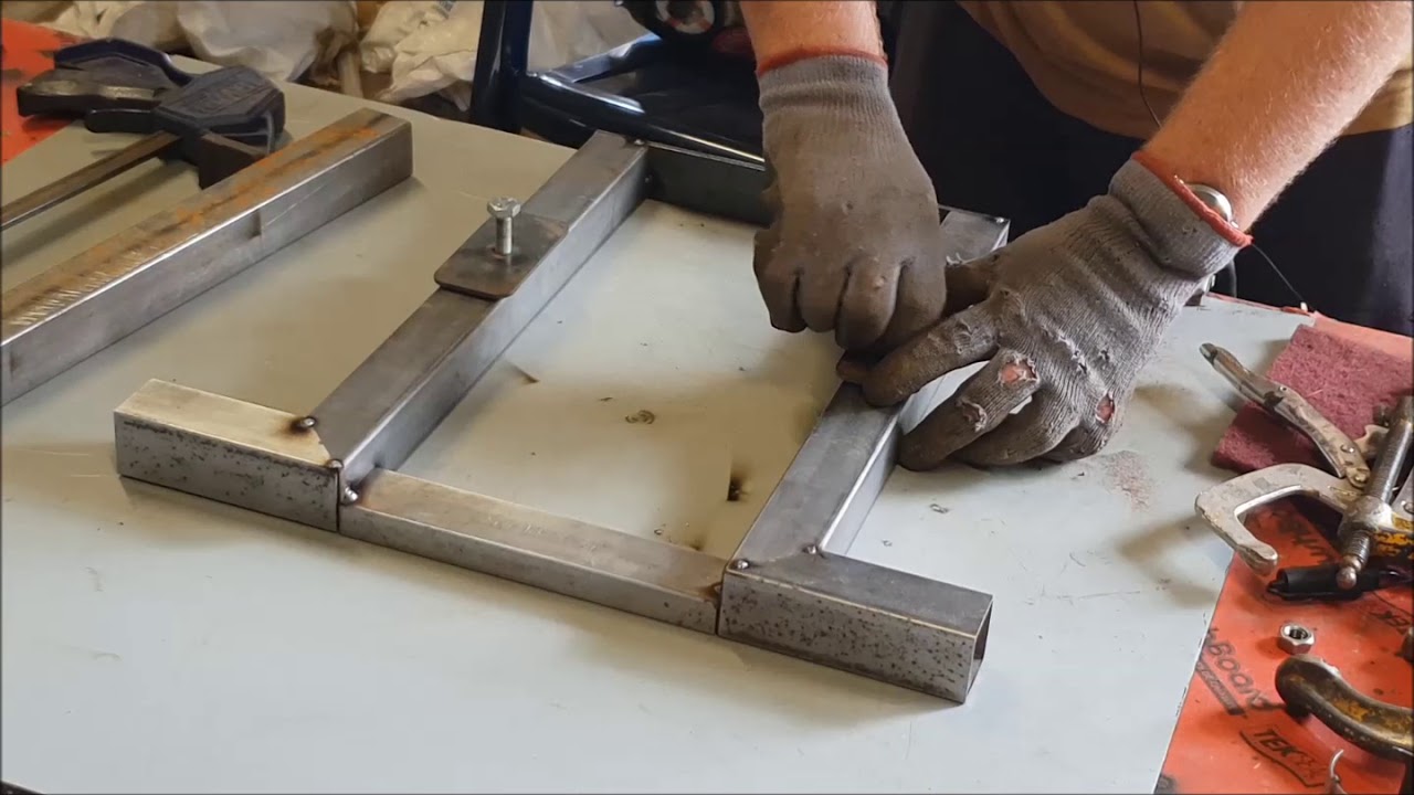 Ford GT40 replica chassis construction/fabrication Part 1