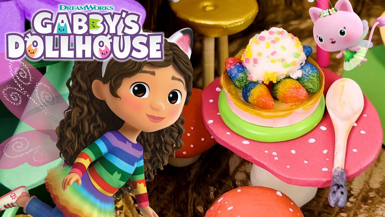 Crafting Kitty Fairy's MAGICAL Fairy Fly House! | GABBY'S DOLLHOUSE