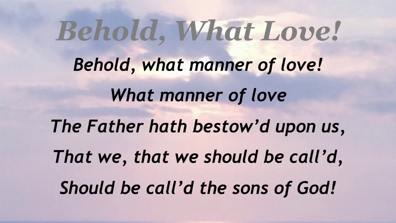 Behold What Love (Sacred Songs & Solos #21)