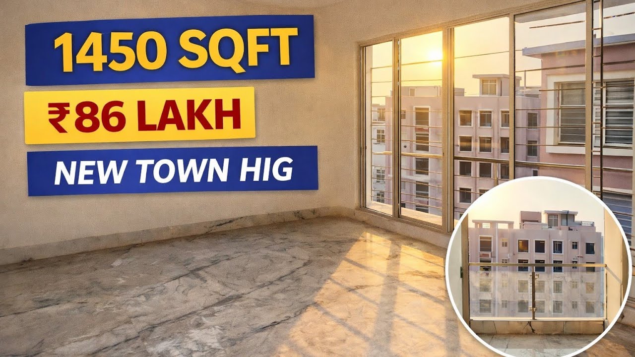 Premium 3BHK HIG Flat Near Tank No.12 | New Town Action Area 2 | Near Metro | 1450 Sqft Front Flat🔍🏡