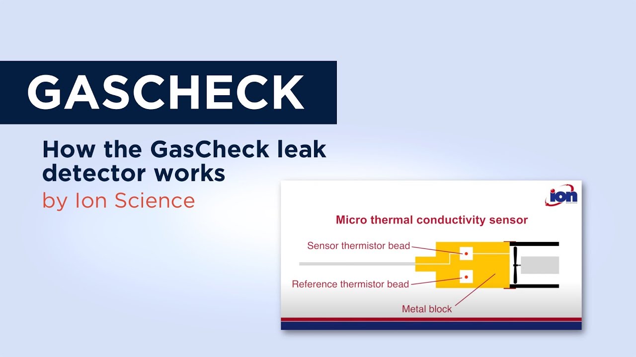 How GasCheck handheld leak detector works
