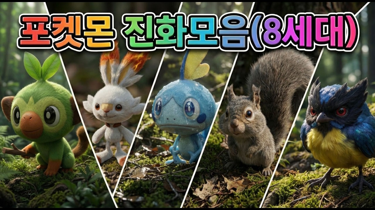 포켓몬 진화모음(8세대)