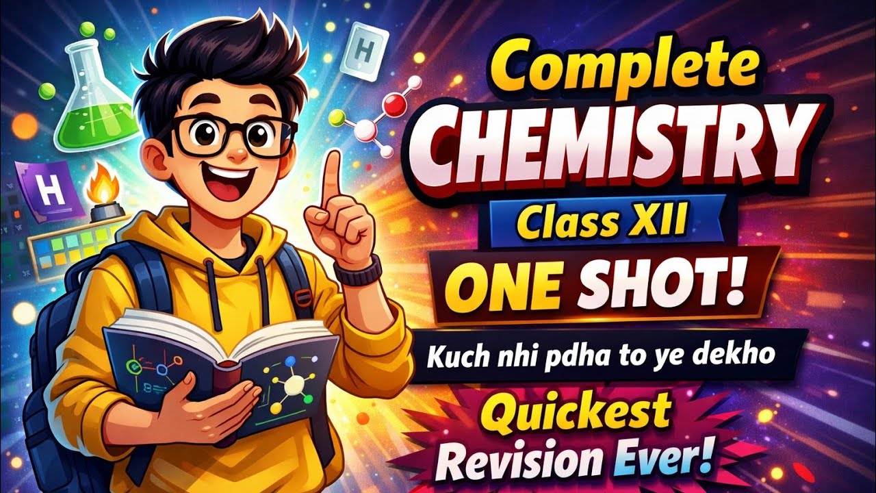 Complete Class 12 Chemistry One Shot 🔥 | Quickest Revision Ever | Kuch Nahi Padha To Ye Dekho!