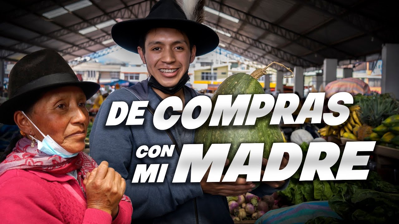 UN DIA DE COMPRAS CON MI MADRE (En el mercado) | John Valverde