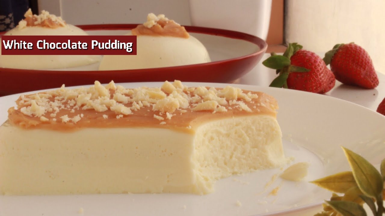 Pudding recipe | white chocolate pudding | Pudding recipe in malayalam | Recipe 86