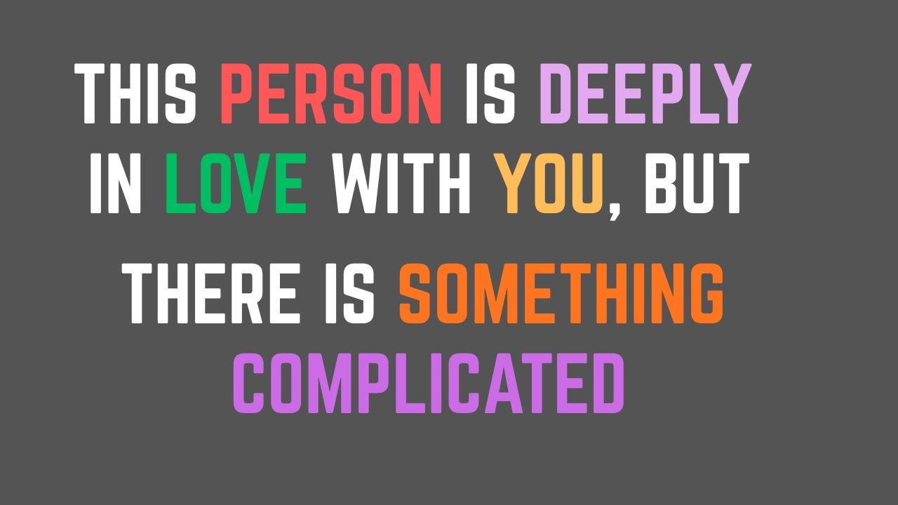 This Person Is Deeply In Love With You, But There Is Something Complicated || Psychology Facts
